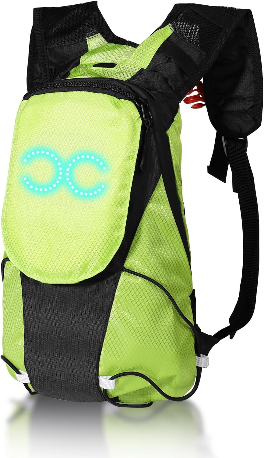 LED Bookbag - Atmosphere Lighted Bag,Multifunctional LED Glow Backpack for Urban, Hiking, Travel, Camping, Riding, Running, Commuting, Women, Men