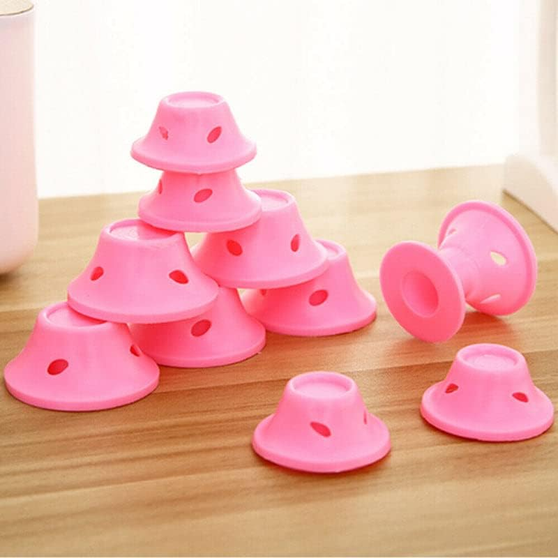 10PCS No Heat Hair Curlers Clip DIY Magic Silicone Soft Rollers Care Heatless, Two Sizes, Easy to Use - Perfect for Loose Waves & Spiral Ringlets image number 6
