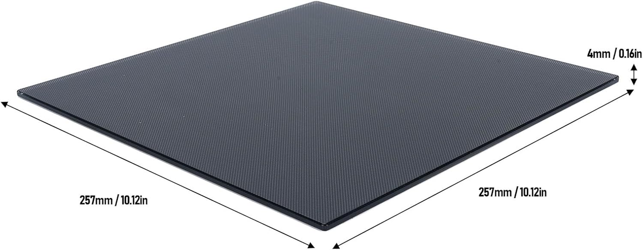 Special Glass Build Plate 257X257, Borosilicate Glass 3D Printer for Lab X1 X1E a P1P P1S with Microwave Composite Coating, 3D Printer Glass Bed Accessory image number 5