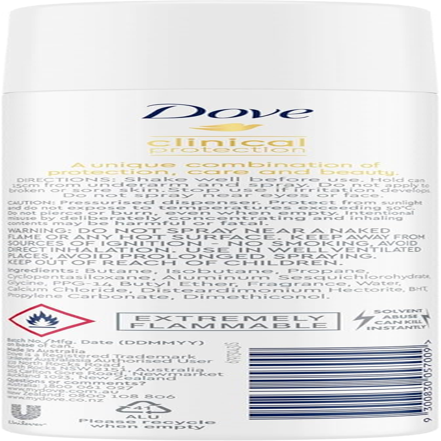 Dove Clinical Protection Antiperspirant Deodorant Pomegranate 180 Ml image number 1