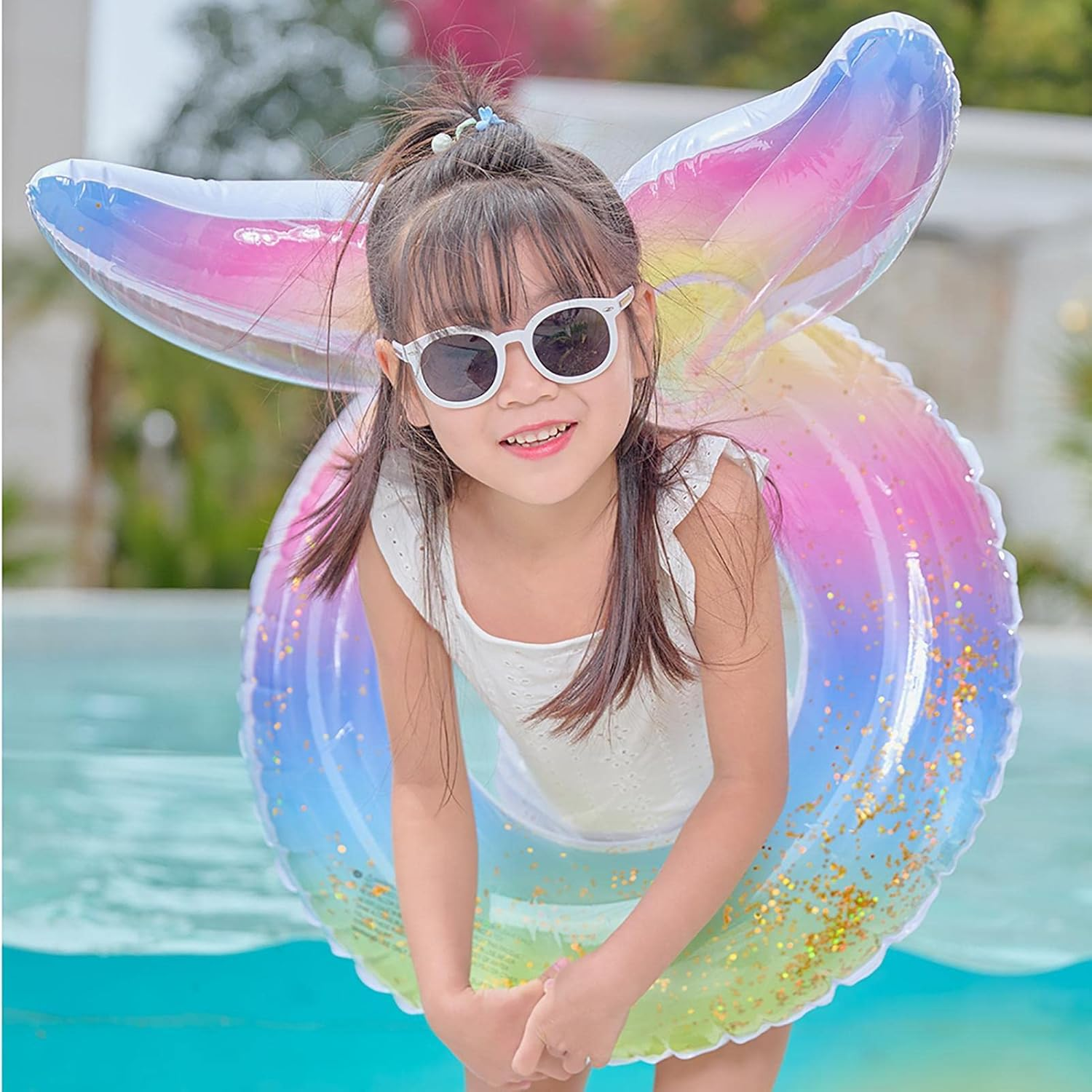 Mermaid Swim | Pool Floats Kids Mermaid Tail | Transparent Sequin Children'S Mermaid Transparent Swimming for Kids Supplies Imtrub image number 4