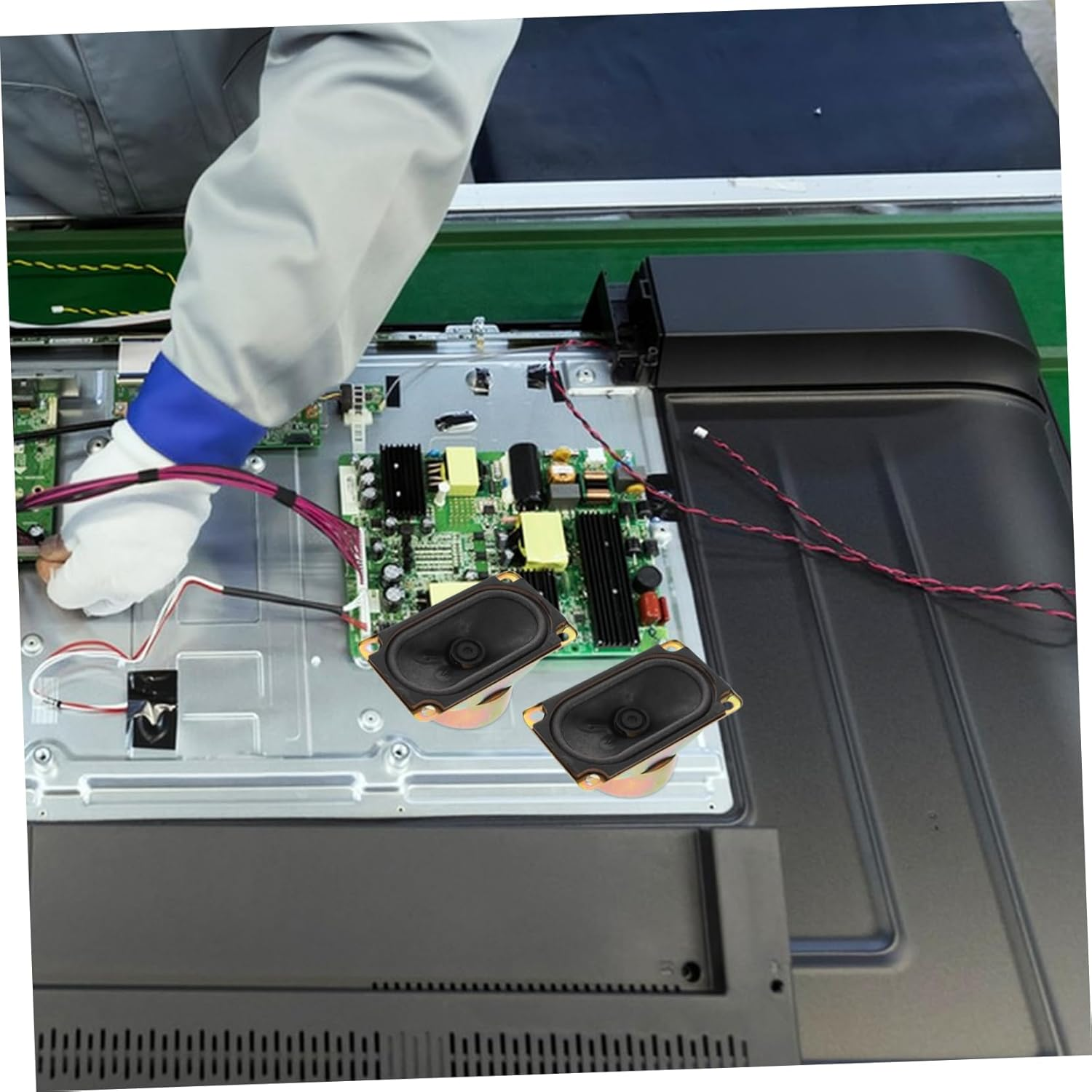 Mipcase 2Pcs LCD Tv Speakers Horn Speakers for Car Audio Replacement Parts Audio DIY Accessories for Home Stereo Living Decor image number 5