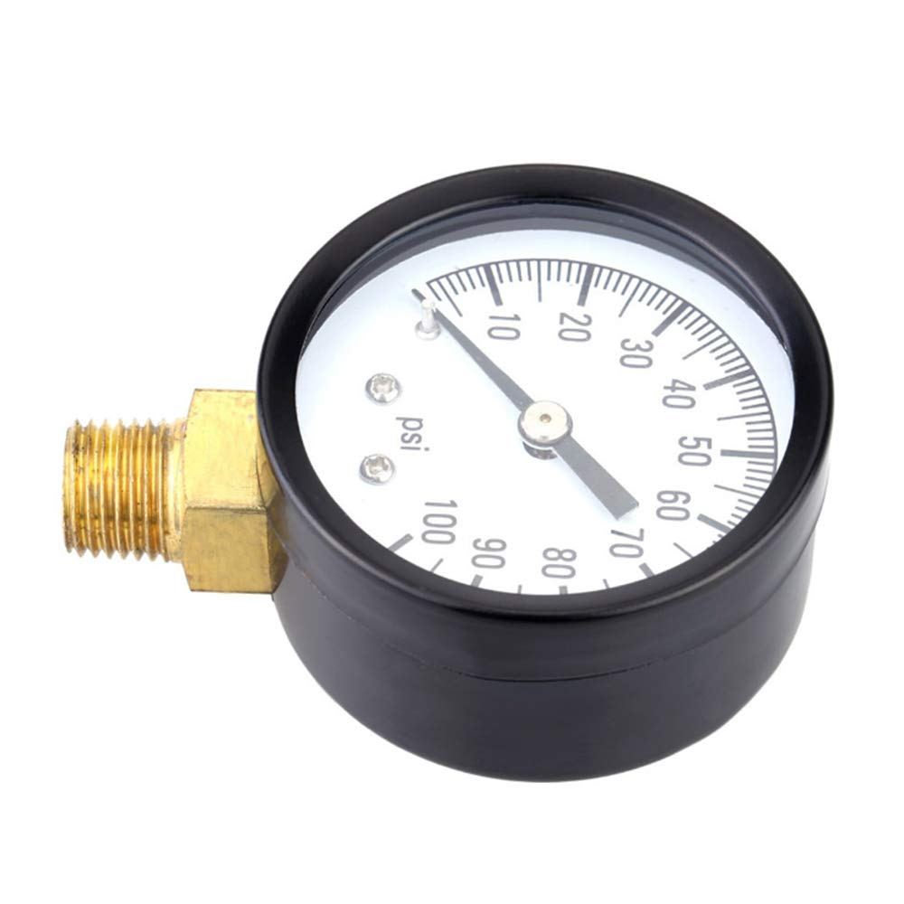 Water Pressure Gauge for Well Pump Pool Spa 0-100PSI with Brass Socket Connection image number 5