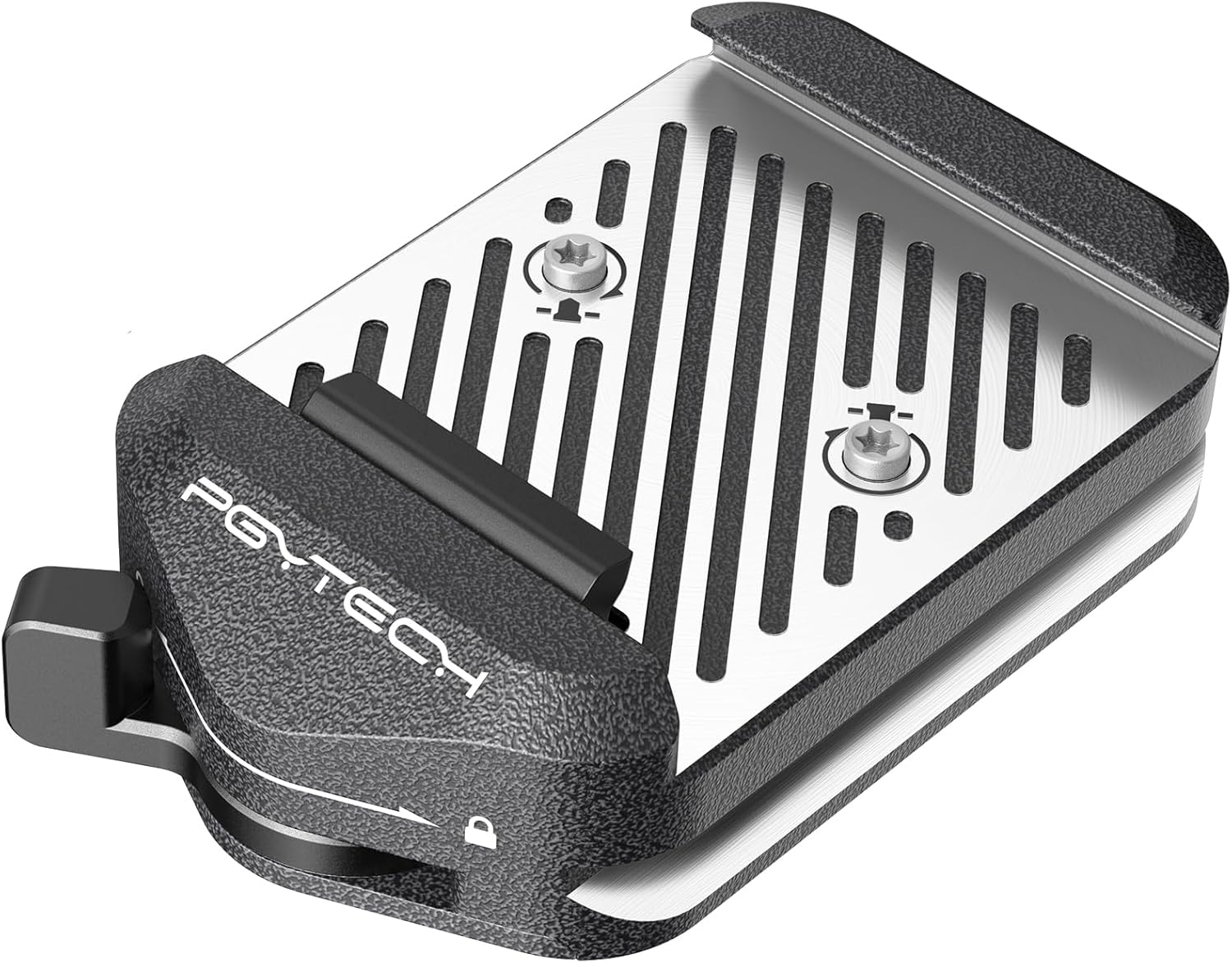 PGYTECH Quick Release Clamp V2, Compatible for Arca Swiss Plate Camera Mount Adapter with 1/4" to 3/8" Screw Thread for Tripods/Gimbals/Sliders/Stabilizers(Only Clamp) image number 3