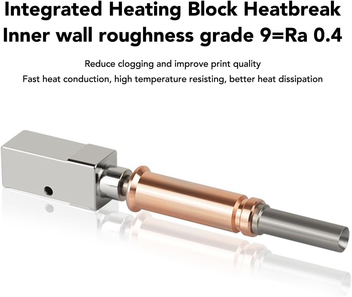 Upgrade Hotend Kit for Kobra 3, for Kobra 3 Combo, 3D Printer Hotend Kit, Ceramic Heating Block, Hardened Steel Nozzle Hot End Replacement, 600Mm/S High Speed