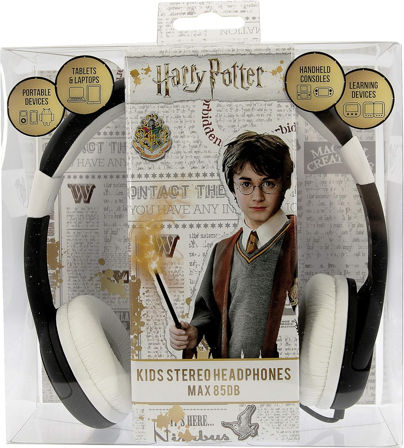 OTL HP0624 Harry Potter Back to Hogwarts Junior Headphones, Black image number 6