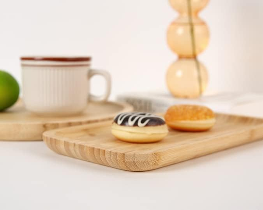 Bamboo Rectangular Vanity Tray, Green, 11.8 X 5.1 X 0.8 Inch, Organizing & Decorating