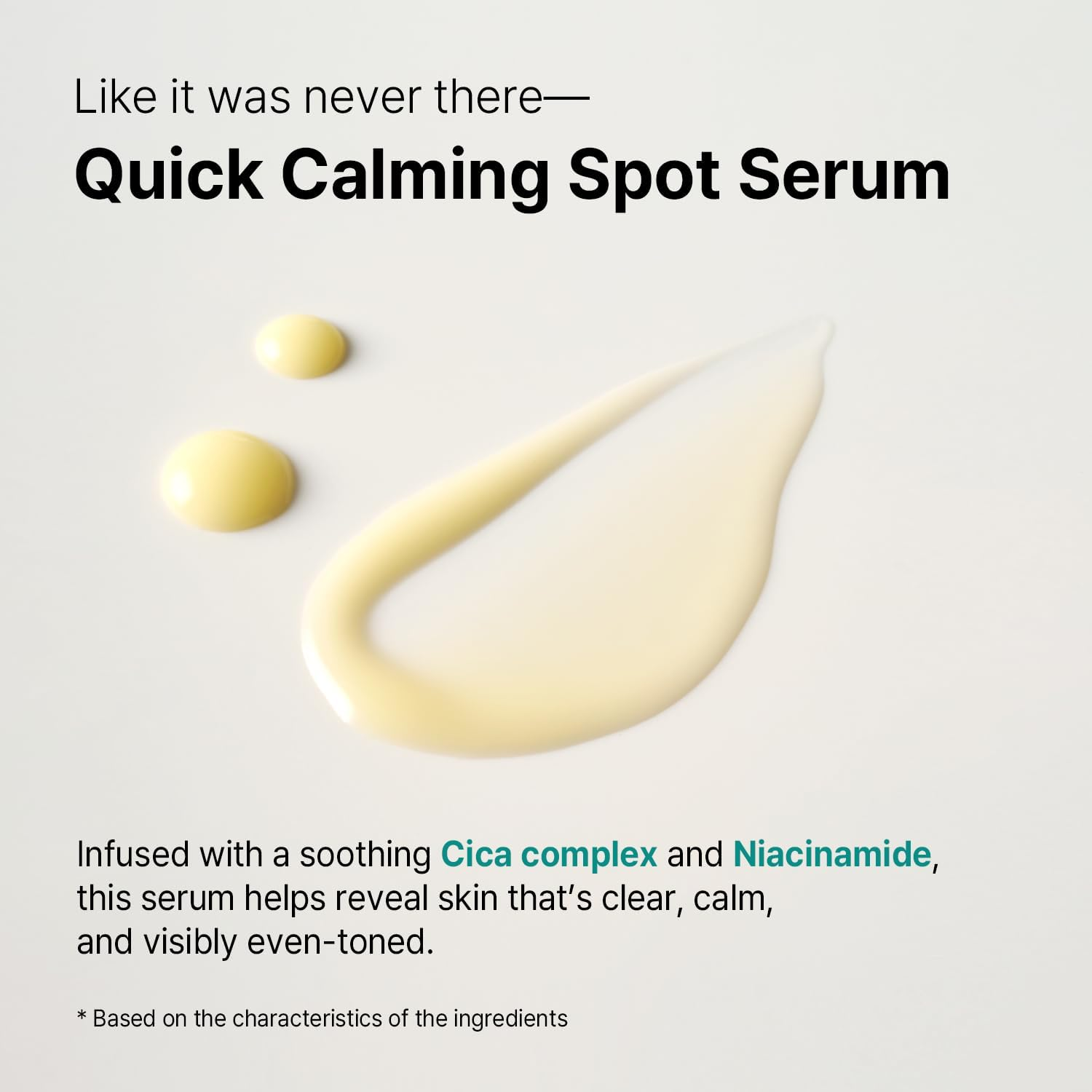 AVCA Quick Calming Cica Tea Tree Serum 100Ml &ndash; Niacinamide & Panthenol, Soothing for Redness and Blemish-Prone Sensitive Skin, Oil-Balancing K-Beauty image number 1