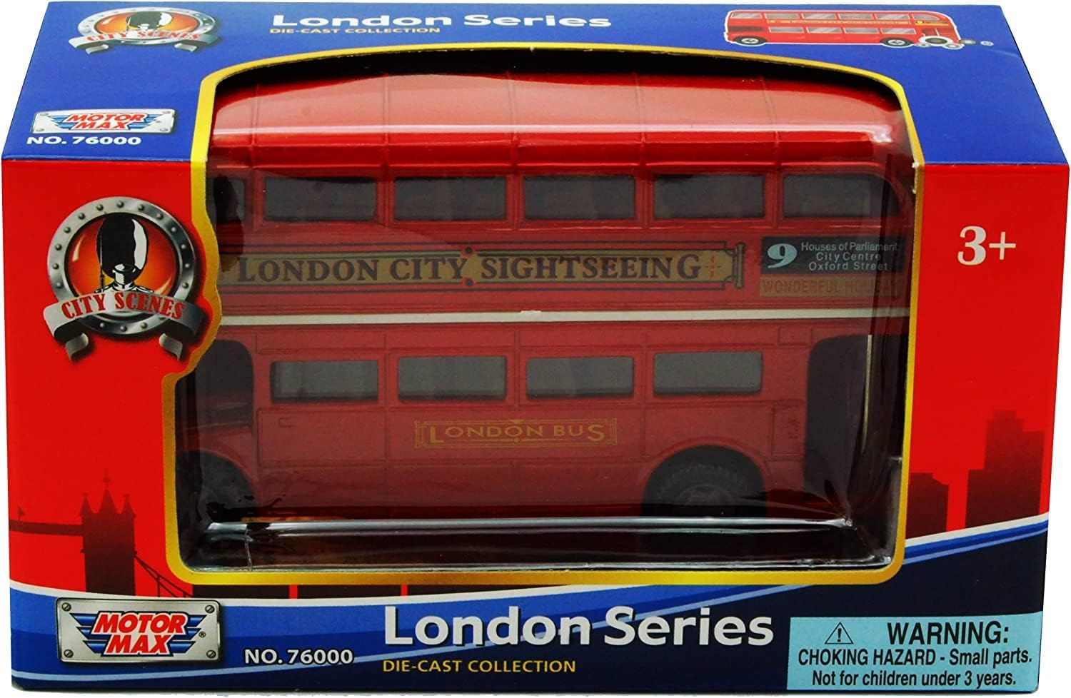 Wuiil London Bus Routemaster City Tourist Closed Top Diecast 1/76 Scale Diecast