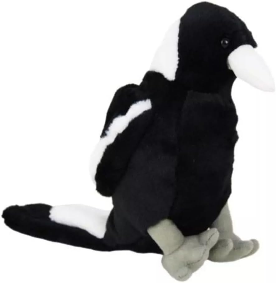 Elka Australia Magpie Bird with Sound Plush Soft Toy, 18 Cm Size image number 1