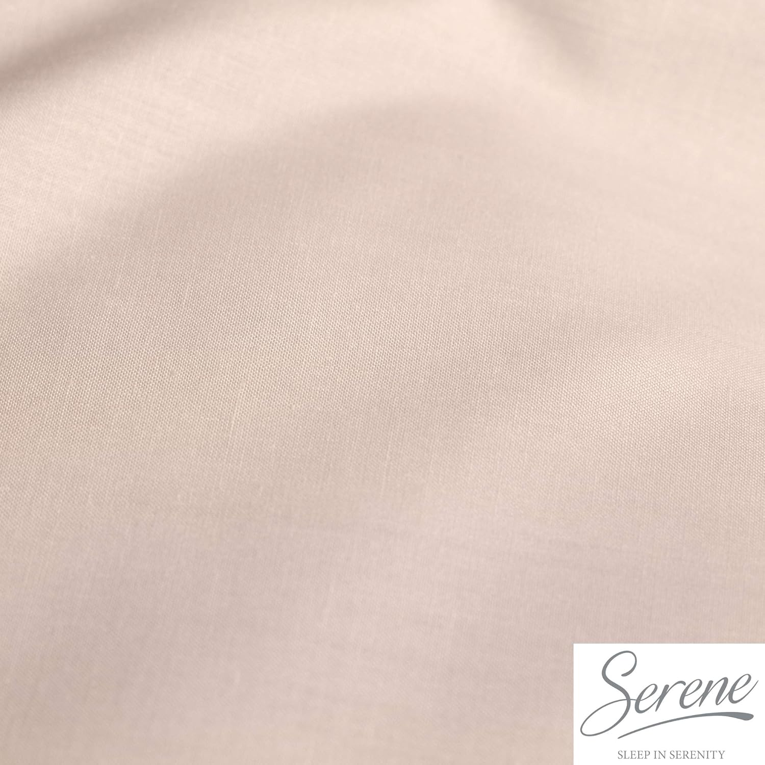 Serene - Blush Pink Fitted Sheet - 32Cm Deep - Single Size (190 X 90 X 32Cm) - Soft Polycotton - Elastic Corners - Washable Bedding & Linen