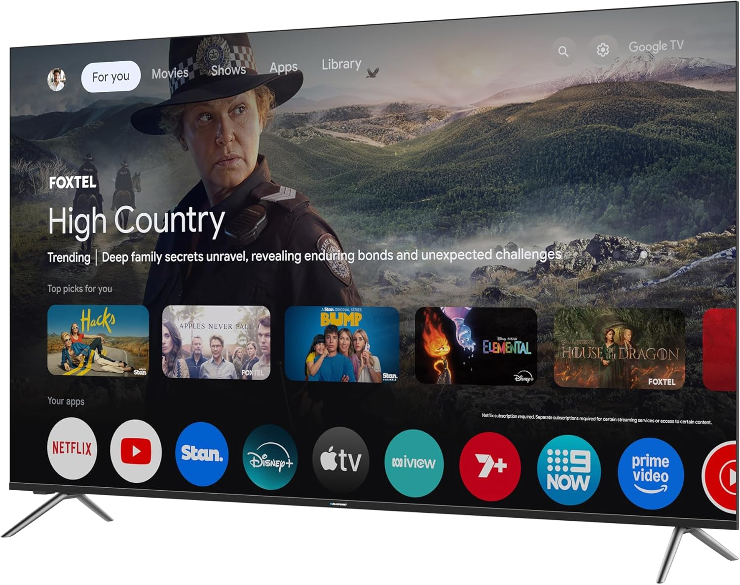 Blaupunkt 55-Inch Miniled 4K Ultra HD Smart TV