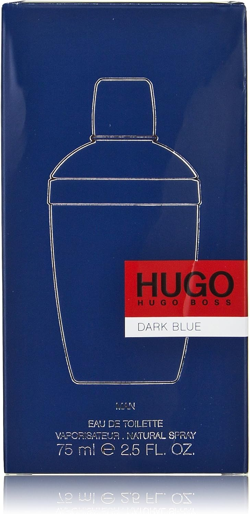 Hugo Boss Dark Blue for Men EDT Cologne Spray 2.5 Oz. New in Box image number 1