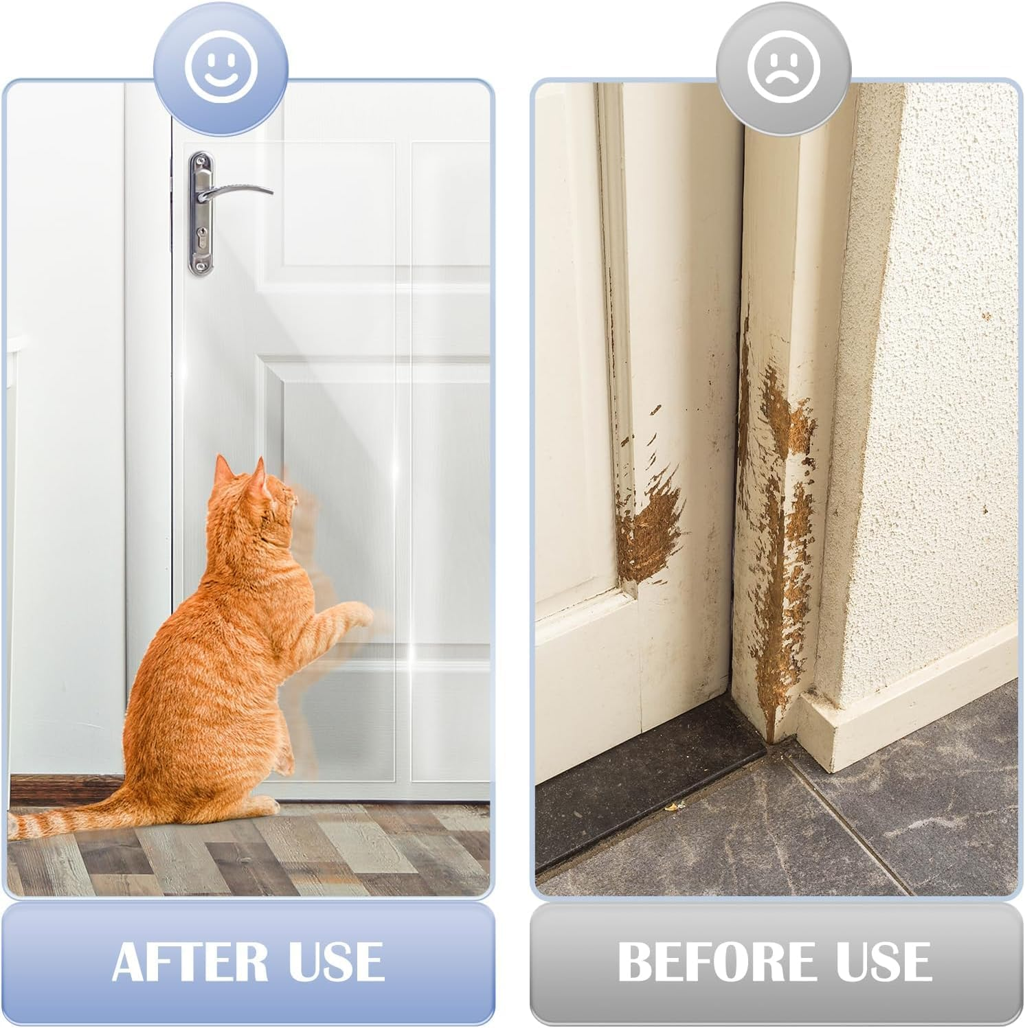 Scratch Protection Cat Tape 5 M (30 Cm X 500 Cm), Cat Scratch Protection Film, Scratch Protection Film, Scratch Protection Film, Scratch Pads for Furniture, Couch, Door, Wall, Scratch Repellent