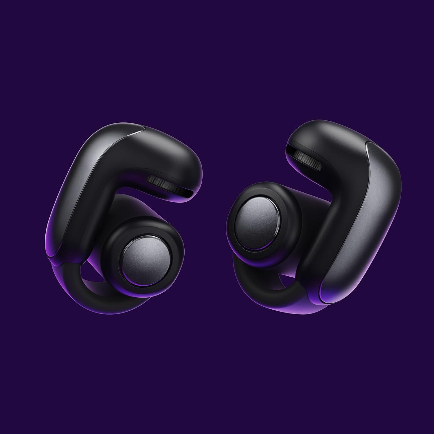 Bose Ultra Open Bluetooth Earbuds with Openaudio Technology, Open Ear Wireless Earbuds, up to 48 Hours of Battery Life, Black - Black image number 6