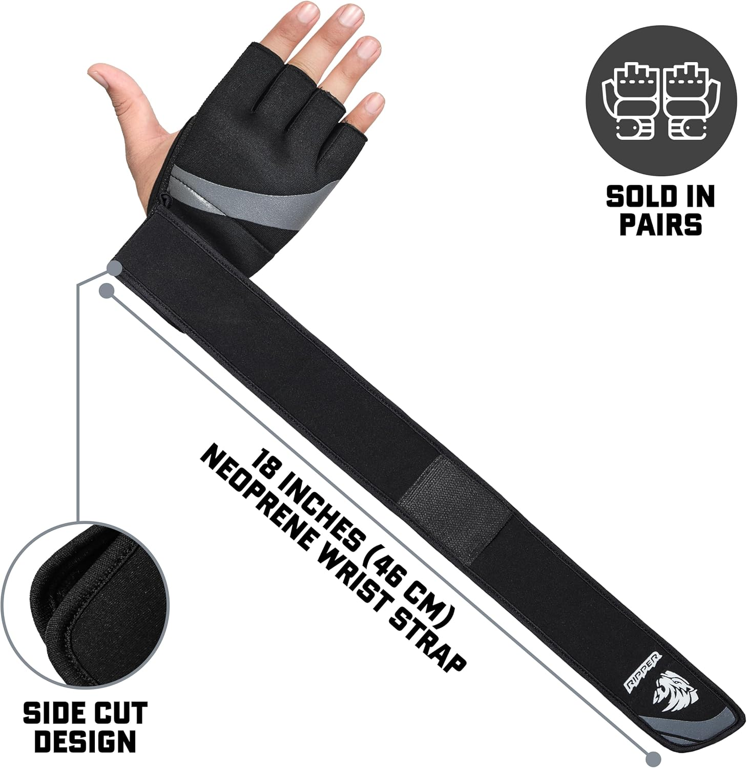 Boxing Inner Gloves Neoprene Wrist Support Padded Gel Wraps Hand Protection Boxing Bag Hand Wraps for Punching MMA Martial Arts Muay Thai Speed Bag Training &ndash; under Mitts image number 6