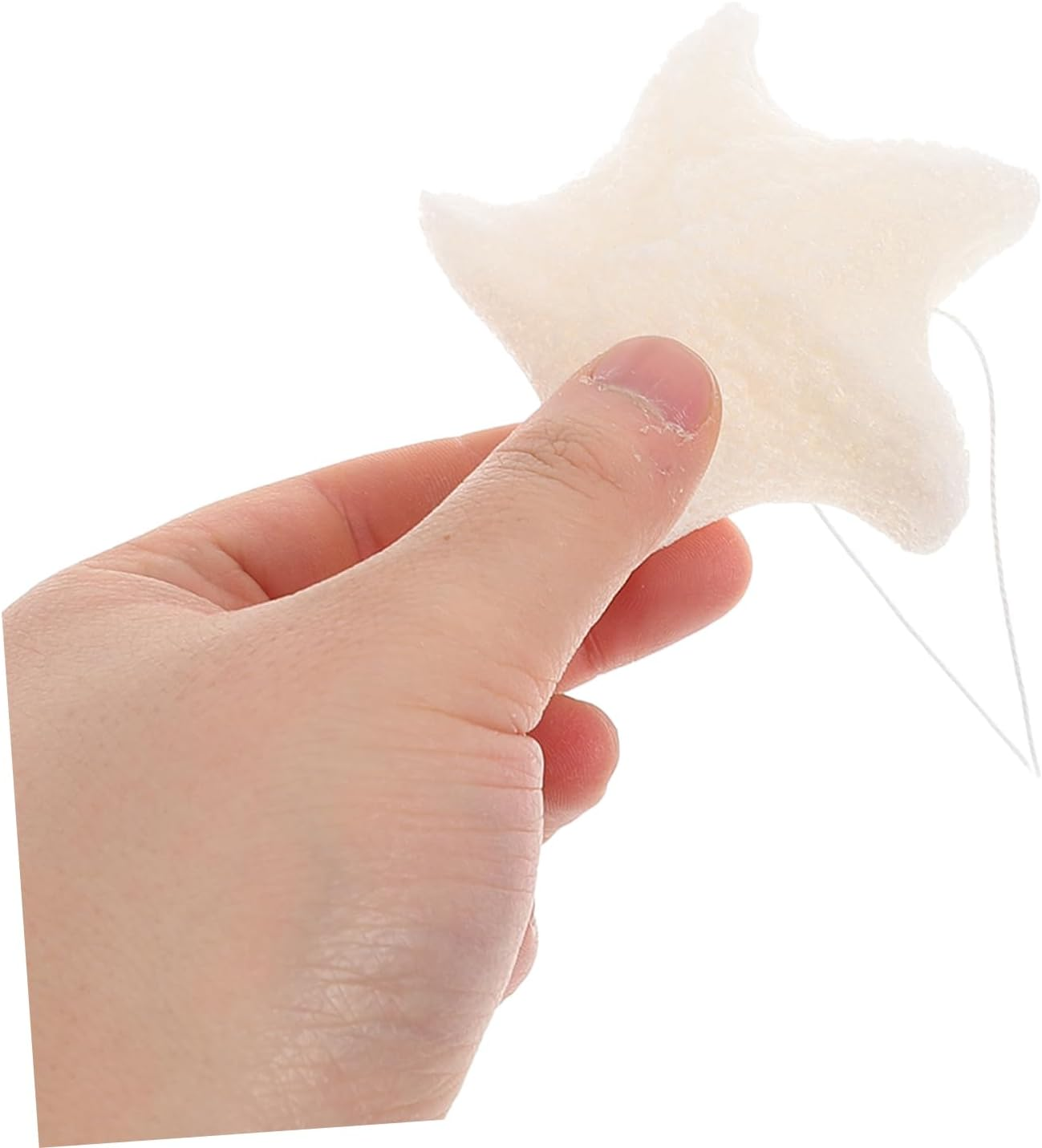 COMPUKAS Natural Sea Sponge Bath Sponge for Toddlers Boys and Girls for Newborns Boy Girl Bathing Supplies image number 4