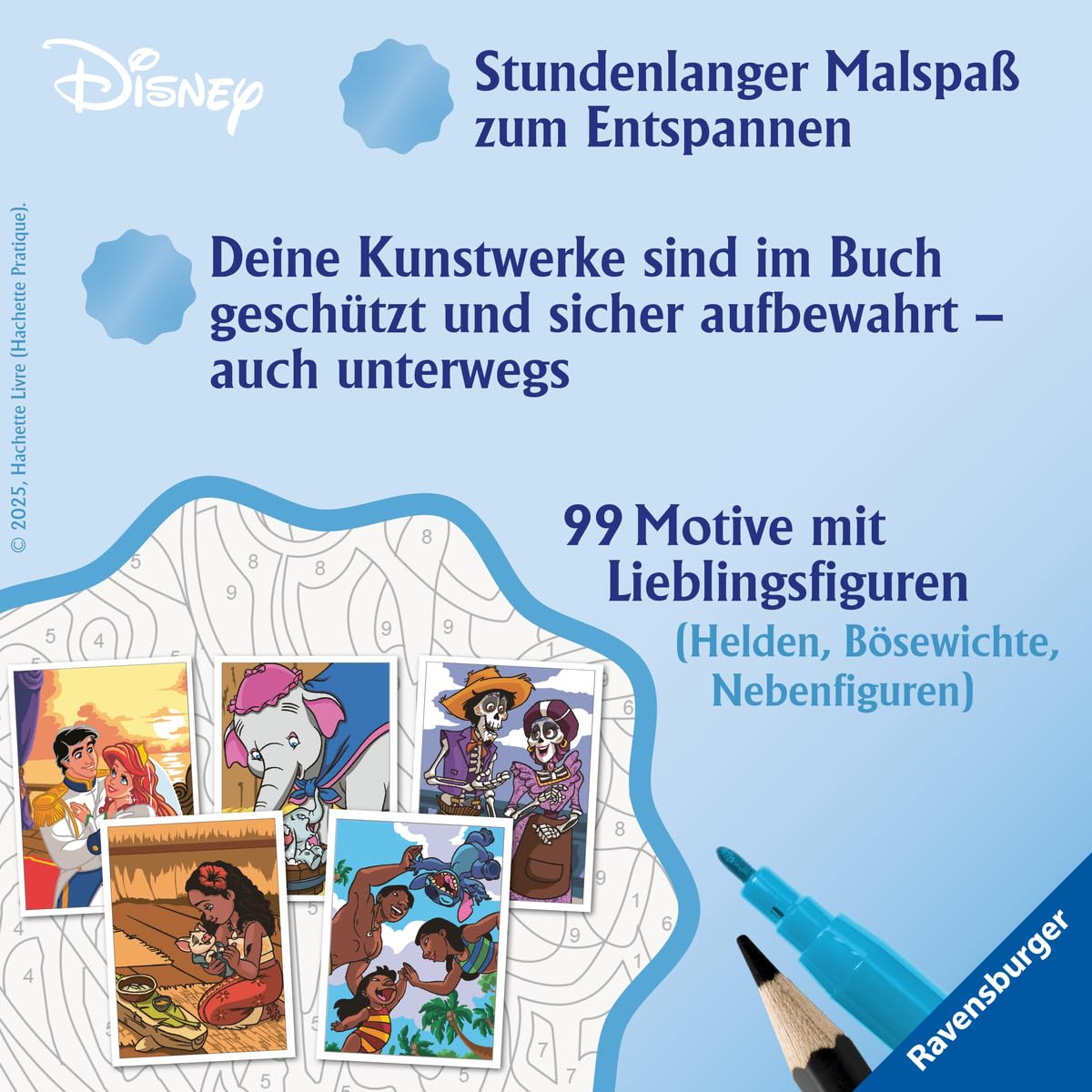 Disney - Malen Nach Zahlen: Love Stories image number 4