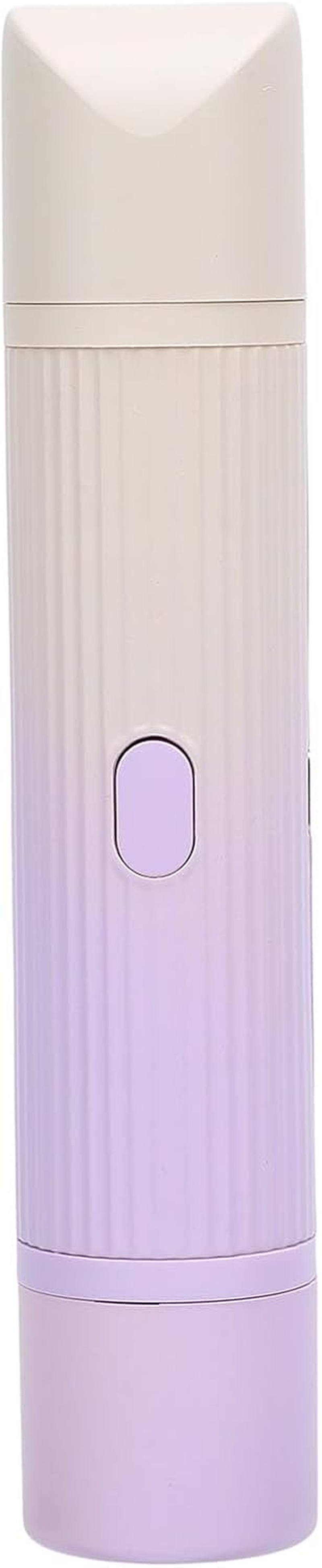 RIZGHWOY Double Head Hair Clipper for Women, Efficient Body Pubic Hair Trimmer, for Legs, Armpits, Rechargeable Women for Sensitive Skin, Plastic Size (Gradient Purple)