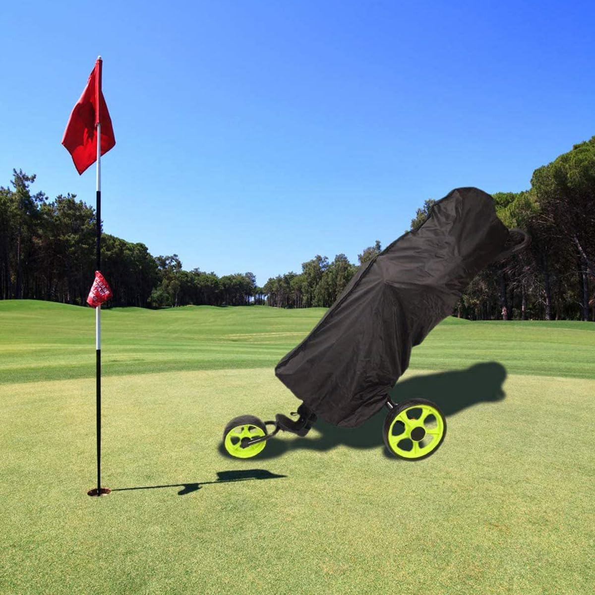 Veumoie Rain Cover Club Bags Raincoat Push Cart Raincoat for Golf Bag Waterproof Rain for Golf Outdoor Fields image number 3