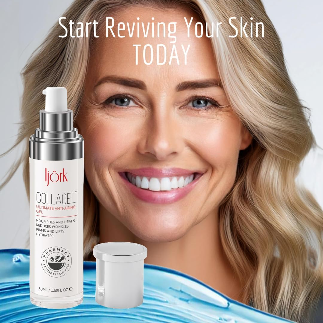 Anti-Aging, anti Wrinkle Skin Firming Gel for Face and Neck | Powered by High Concentration of Niacinamide and Hyaluronic Acid, plus Retinol and Vitamin C. image number 1