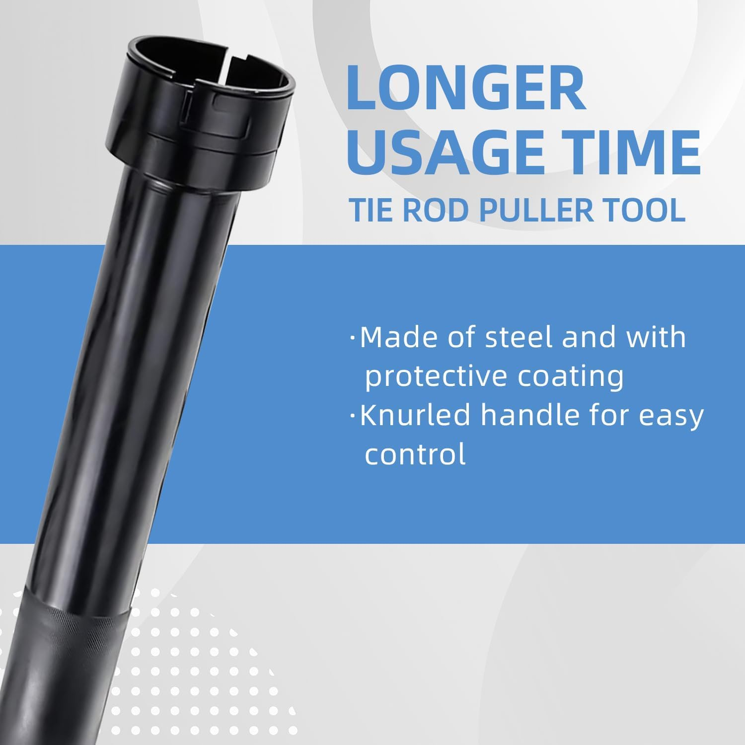 Tie Rod Removal Tool Inner,13 Pcs Tech Inner Tie Rodremoval Tool Kit, Car Inner Tie with 12 Crowfoot Adapters for Tie Rod Removal and Installation, Blue image number 6