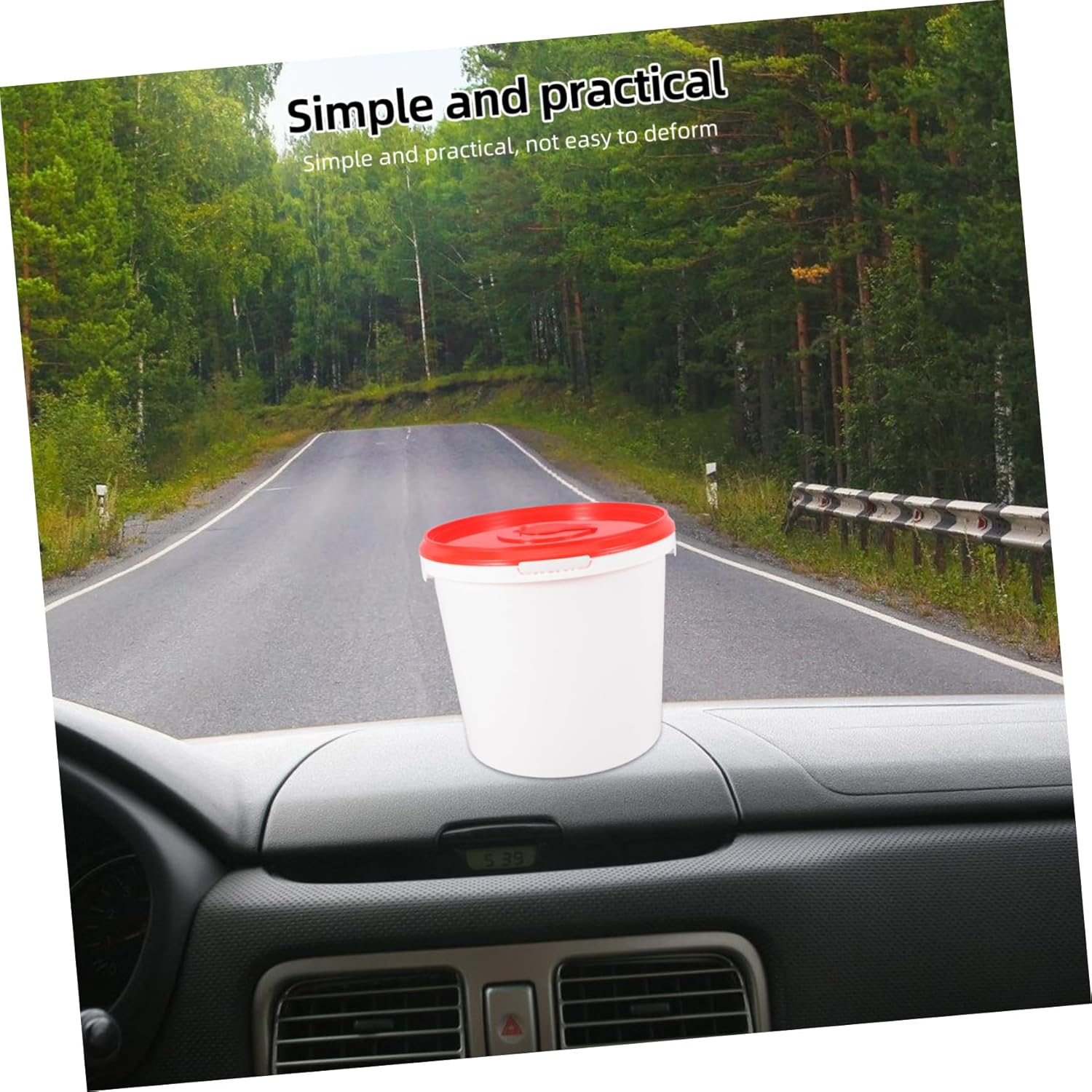 Anneome Car-Friendly Wipe Bucket Travel Wipe Holder for Bathroom Use Reusable Diapers Dispenser image number 2