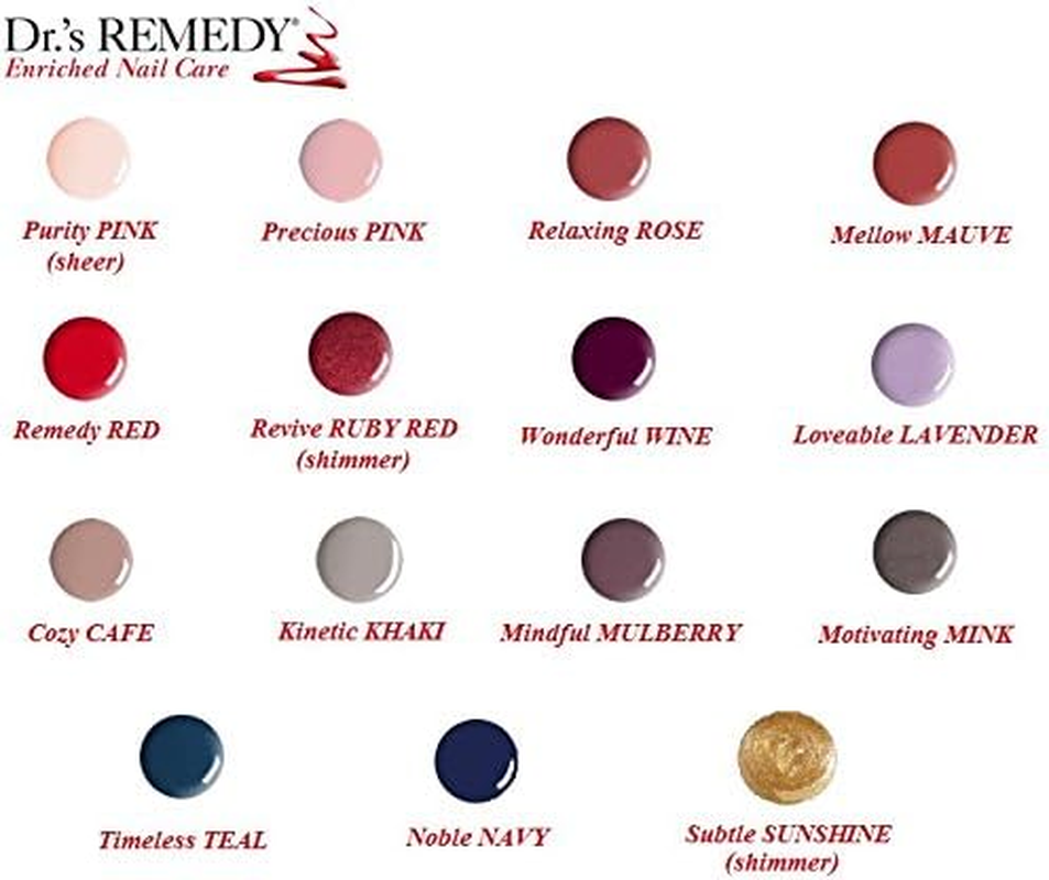 Dr&rsquo;S Remedy Enriched Nail Polish: Non Toxic, All Natural, and Organic - Doctor Formulated: Strengthens, Restores, Heals, and Protects '24-Free' - PRECIOUS Pink