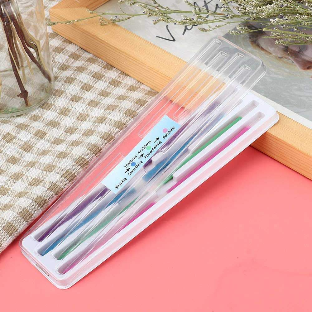 Maxmartt 60Pcs/Pack Dental Abrasive Strips Teeth Polishing Finishing Gloss Contouring Tools Kit image number 2