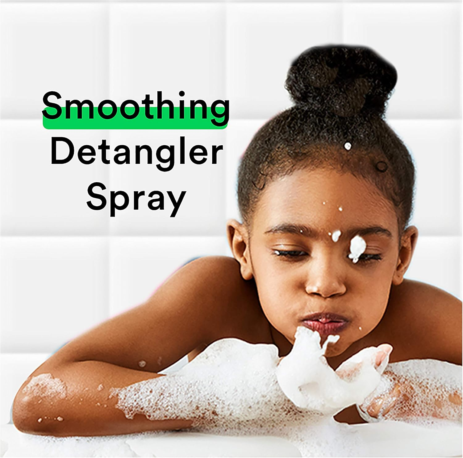 Suave Kids Detangler Spray for Tear-Free Styling Silly Apple Dermatologist-Tested Hair Detangler Formula 10 Oz image number 2