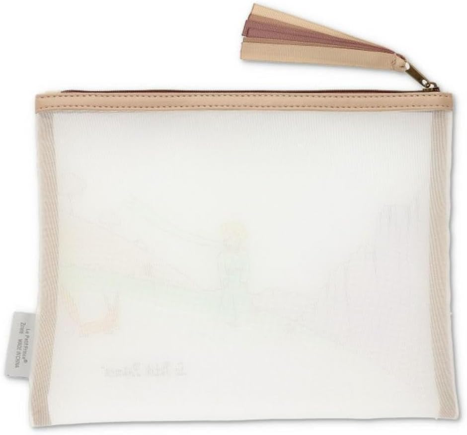The Little Prince Mesh Pouch, Flat Beige image number 1