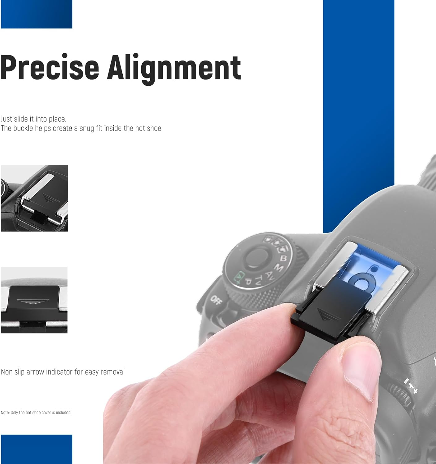 NEEWER 4 PCS Camera Hot Shoe Cover Cap Protector Compatible with Canon EOS R5C R5 R6 RP R 7D 6D 5D Mark IV III 1D IV M50 M5 Rebel T8I T7I image number 4