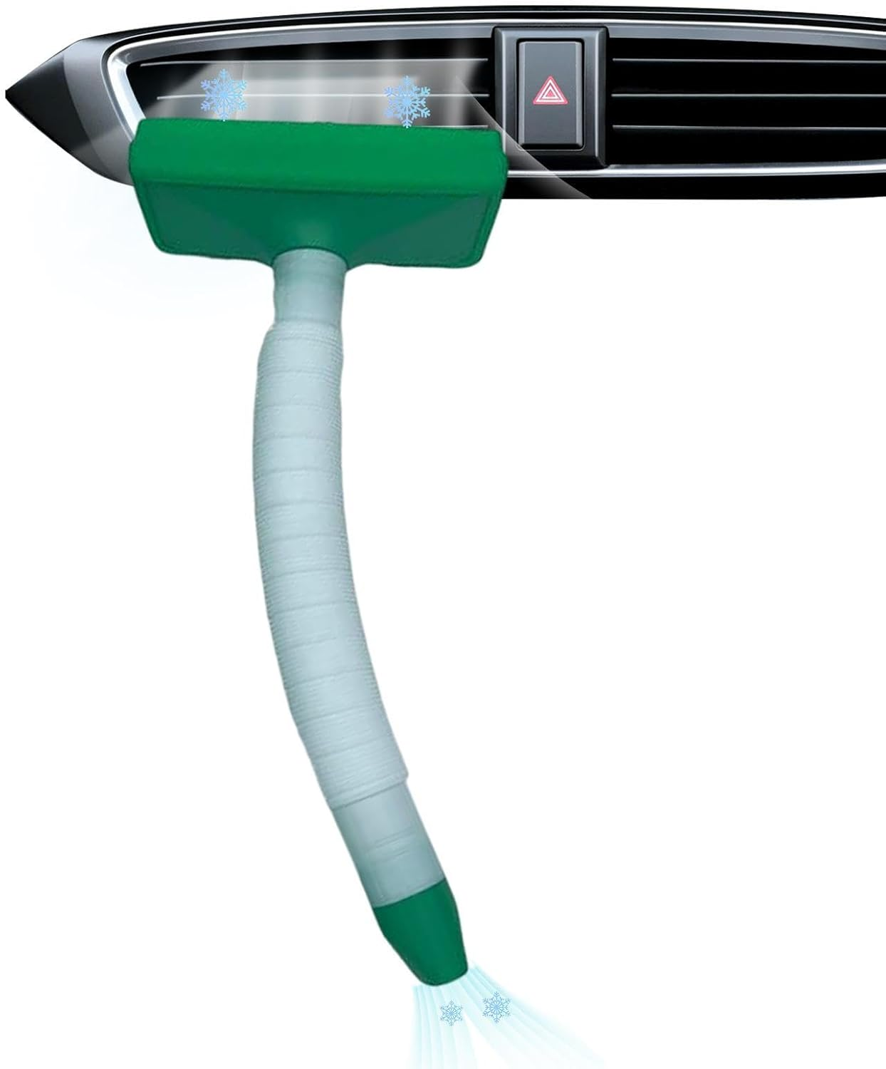 Man Balls Jewel Cooler for Car, Crotch Vent Extender Hose for Man, Car Air Conditioning Vent Extension Hose, Easy to Use, Adjustable Length, Cool or Warm Air