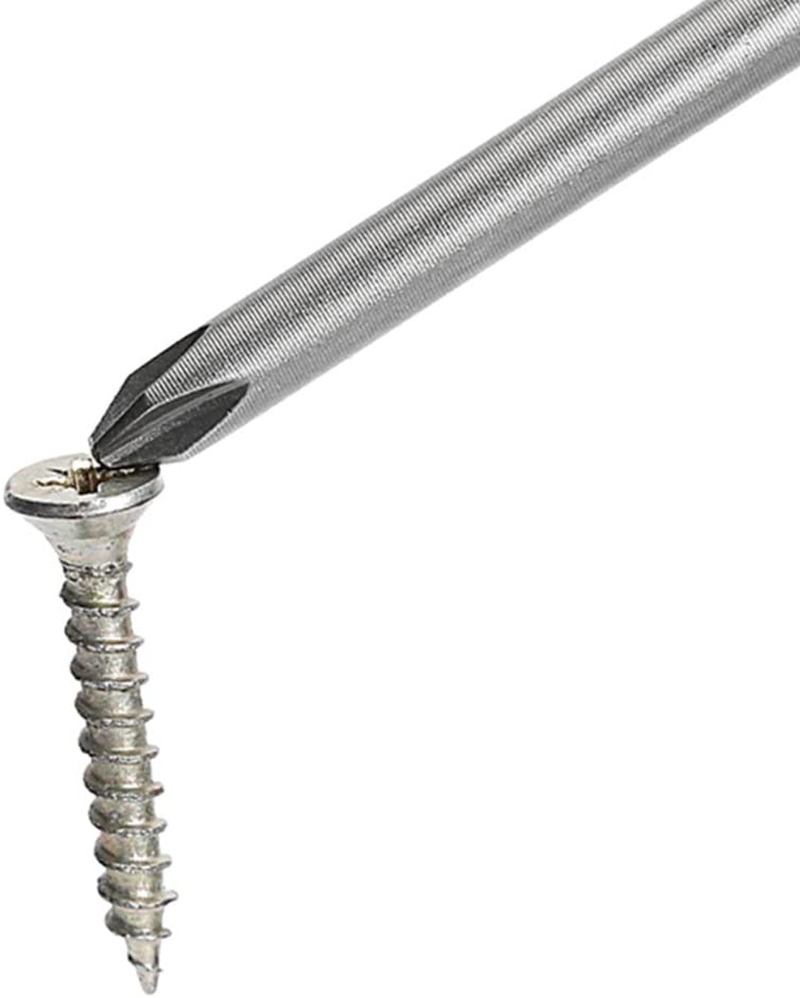 Yakamoz Screwdriver Bits Set, 6Pcs 1/4 Hex Shank Magnetic Cross Phillips Electric Screw Head Screwdriver Bits Set Power Tools | 5.9-Inch Length - 8Pcs/ 75Mm image number 7