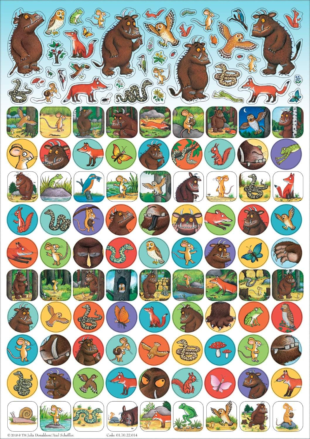 The Gruffalo Mega Sticker Pack image number 1