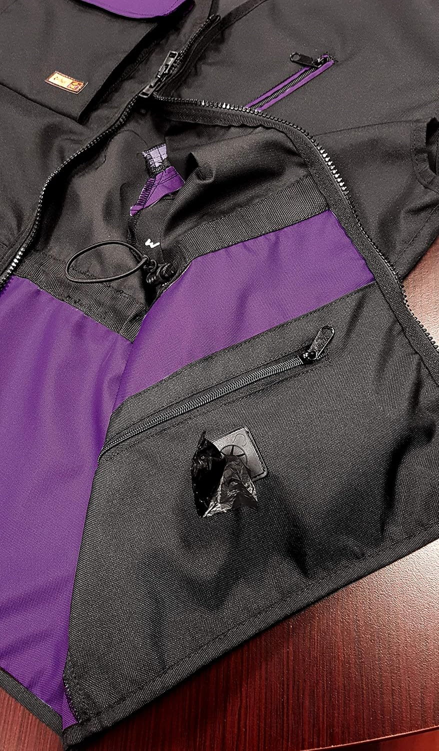 Dog Training Vest for Agility Dog Sports Waterproof Violet Vibes M image number 4