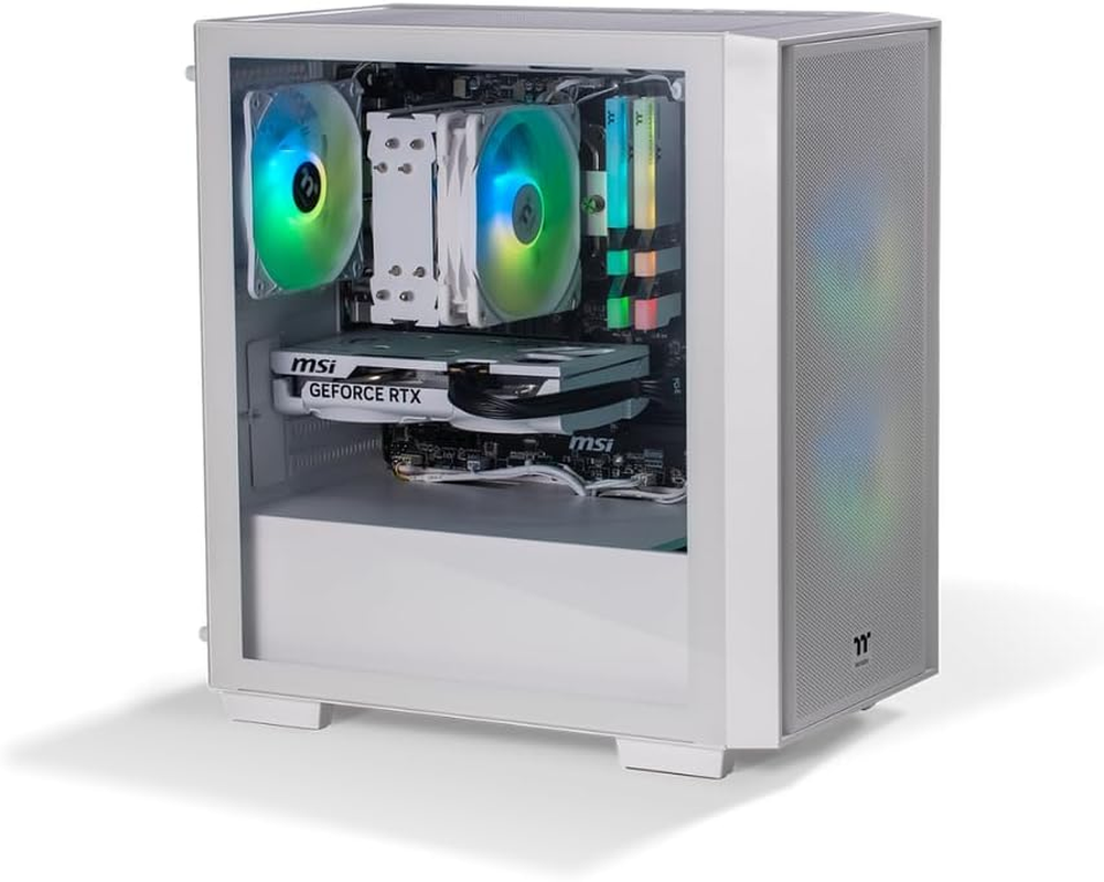 Thermaltake Gaming System Genesis Ultimate V5 Snow - AMD 5600 / RTX 5060/ B550M Wifi/ 16GB RAM/ H16 Snow, CA-4Y2-00D6WA-05