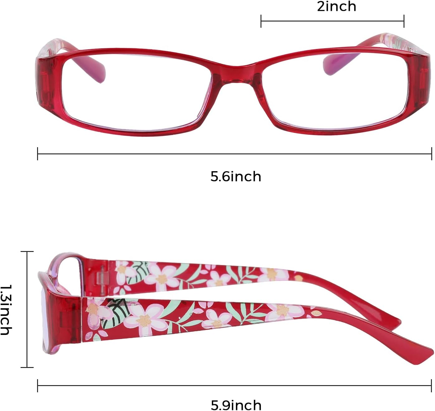 Reading Glasses Women Blue Light Blocking Lightweight Compact Readers Computer Eyeglasses image number 3