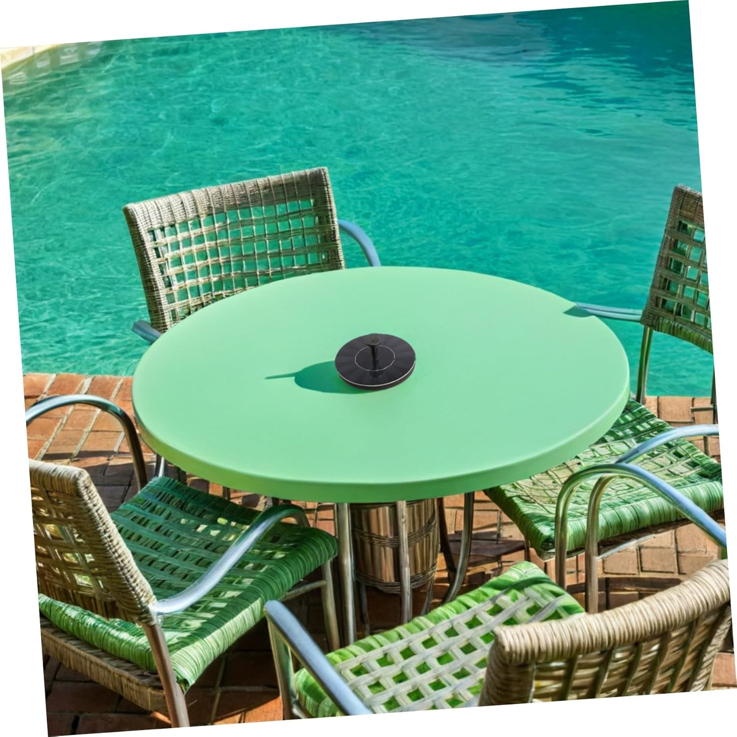 Ifundom Pond Solar Fountain Solar Water Fountain for outside Abs Black image number 4