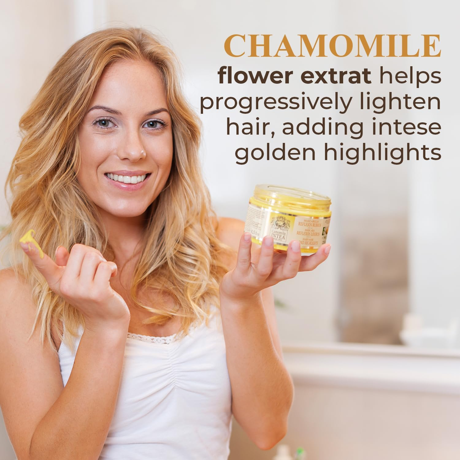 Camomile Blonde Highlights Hair Mask 250G image number 2