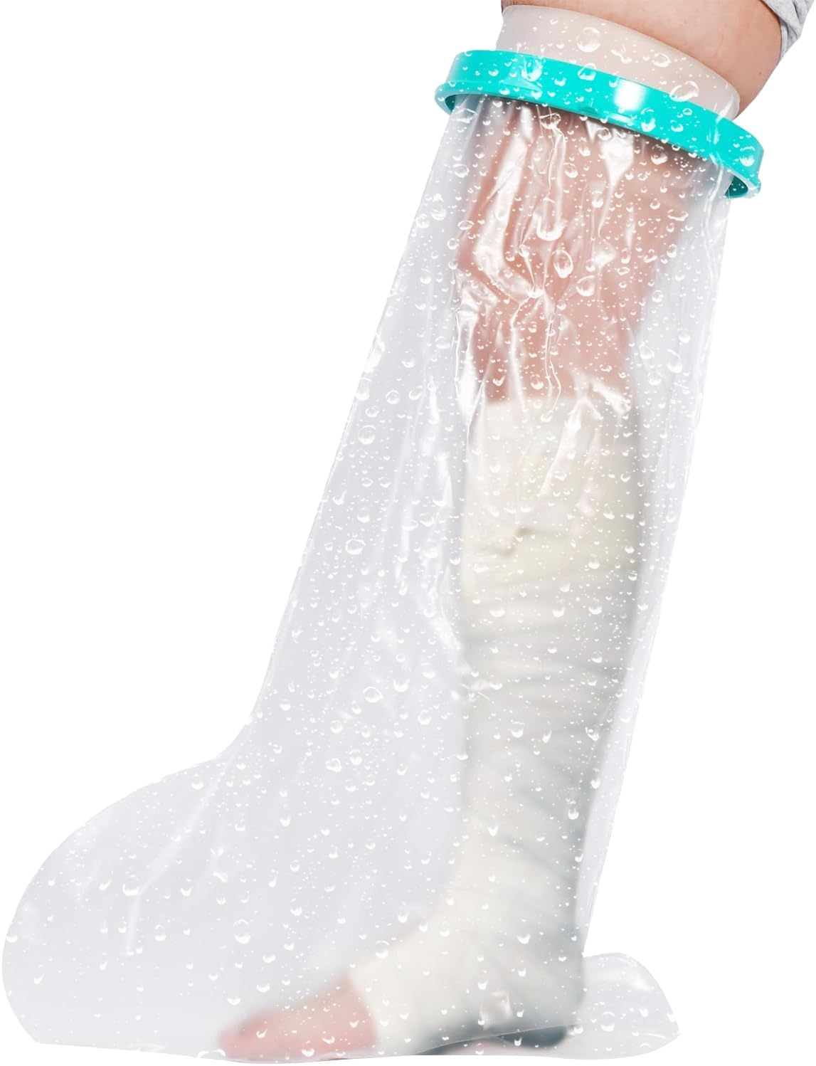 Waterproof Leg Cast Cover for Shower Bath, Adult Full Leg Cast Shower Cover, Reusable. Provides Waterproof Protection for Knees, Feet, Ankle Wounds and Burns. 76 Cm X 45 Cm image number 1
