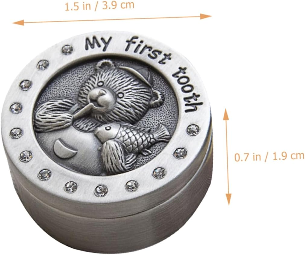 Tooth Storage Box Tooth Collection Organizer with Cartoon Design Boys and Sturdy Keepsake for Teeth Shower Present image number 6