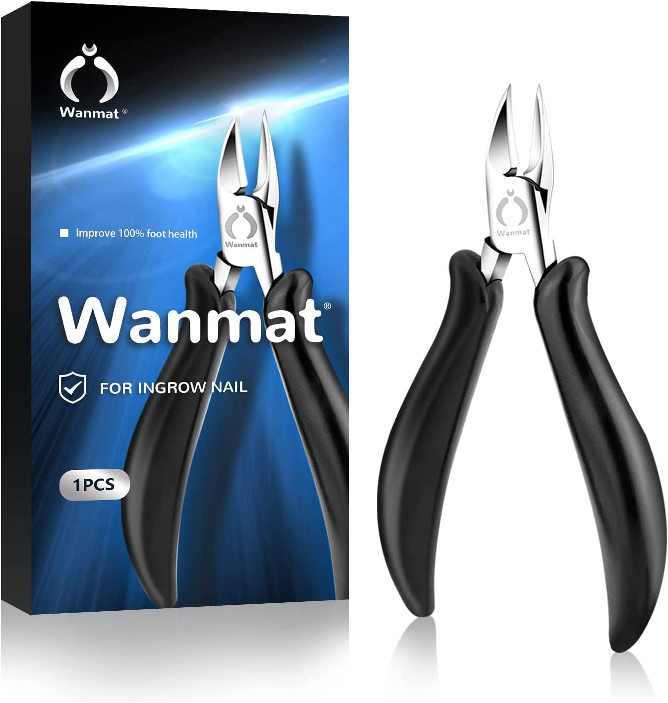 Toe Nail Clipper for Ingrown or Thick Toenails,Toenails Trimmer and Professional Toenail Nipper for Seniors with Stainless Steel Surper Sharp Blades image number 5