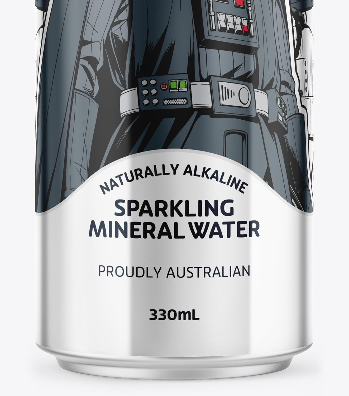 Rippl Star Wars Darth & Stormtrooper Canned Sparkling Mineral Water, 330 Ml, 24 Pack