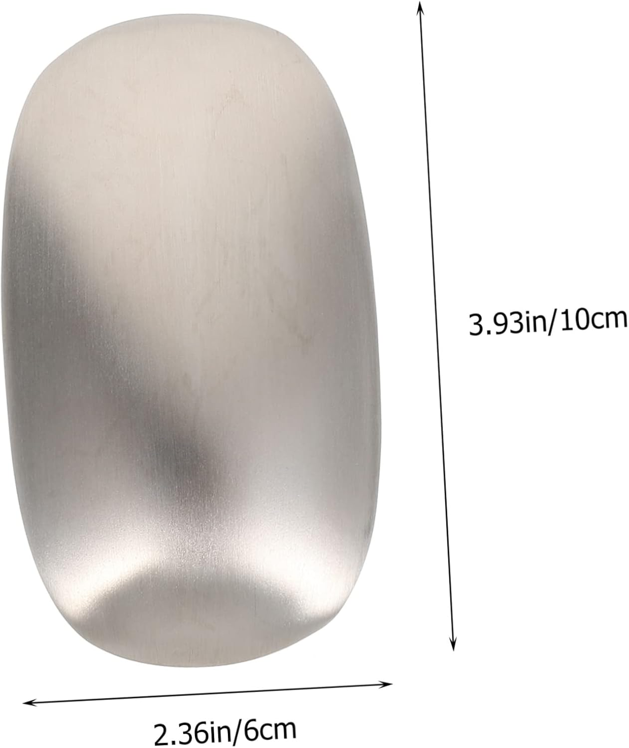 Stainless Steel Odor Remover Soap Bar - Square Tool for Fish Garlic & Onion Smell Elimination - Kitchen & Hand Cleaner