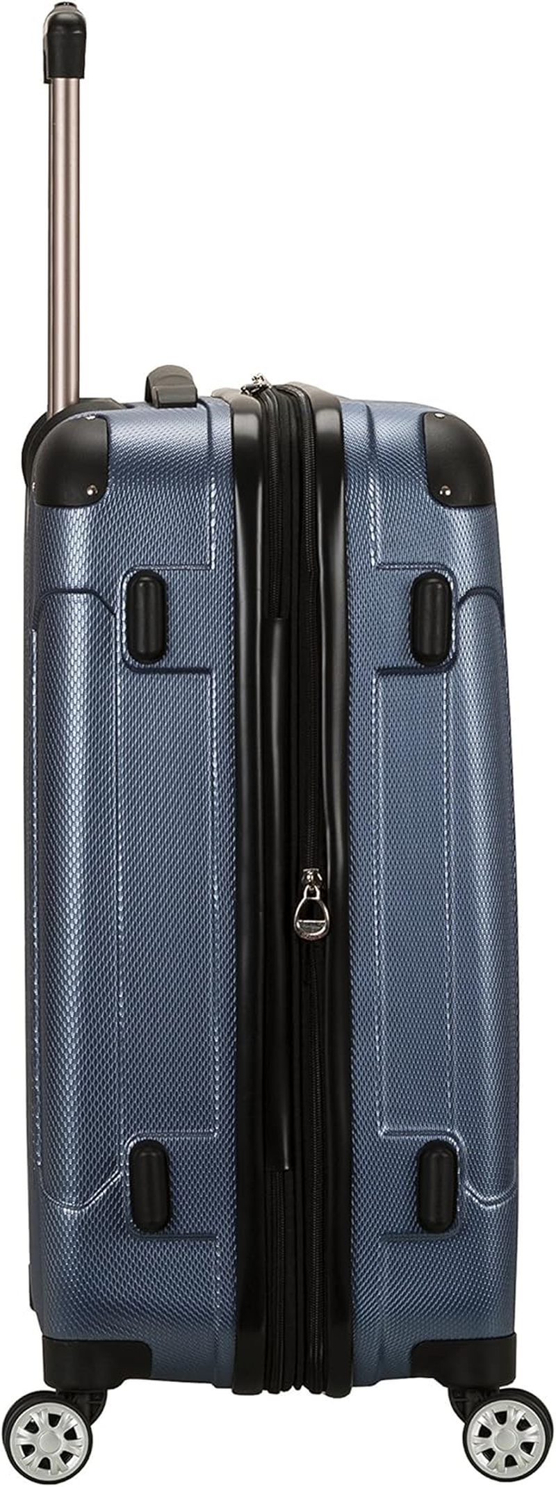 Rockland Hardside Expandable Luggage with Spinner Wheels, Multicolor, Blue, 28-24-20-Inch, London Hardside Expandable Luggage with Spinner Wheels