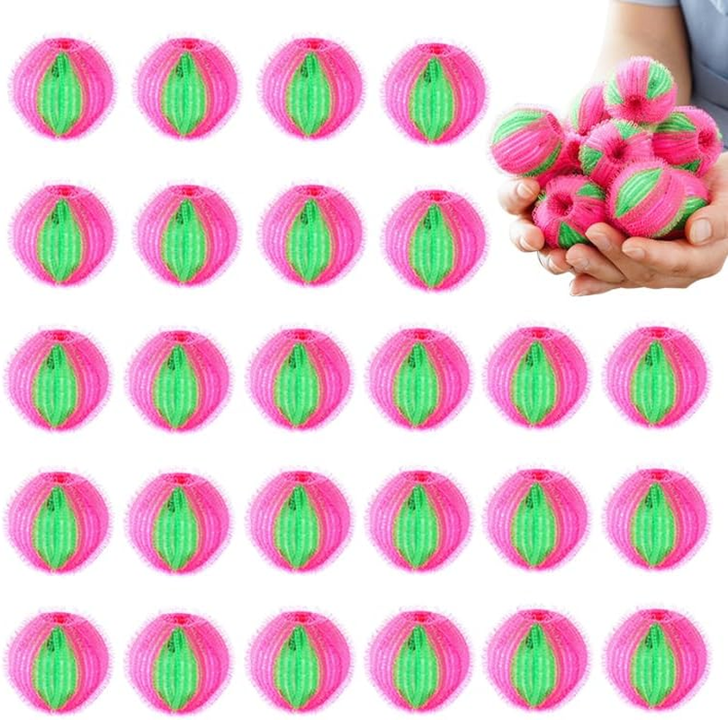 24 Pieces Pet Hair Remover for Laundry, Betterjonny Reusable Dryer Washing Balls Hair Lint Remover Laundry Ball, Pet Hair Laundry Catcher for Laundry