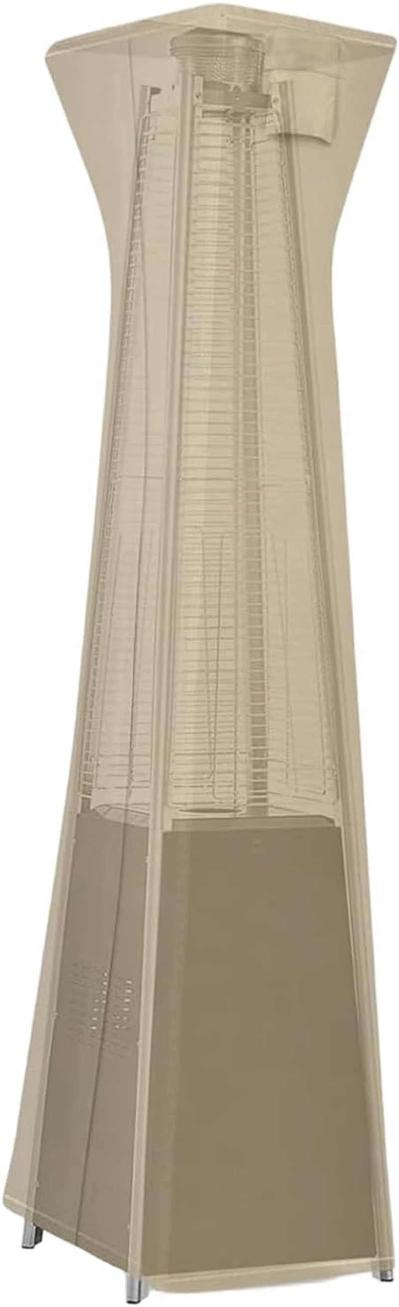 Pyramid Patio Heater Cover - with Zipper Waterproof Uv-Resistant Dust-Proof Outdoor Protector - outside Stand up Patio Heater Cover - for Lawn Deck Backyard Garden Yard