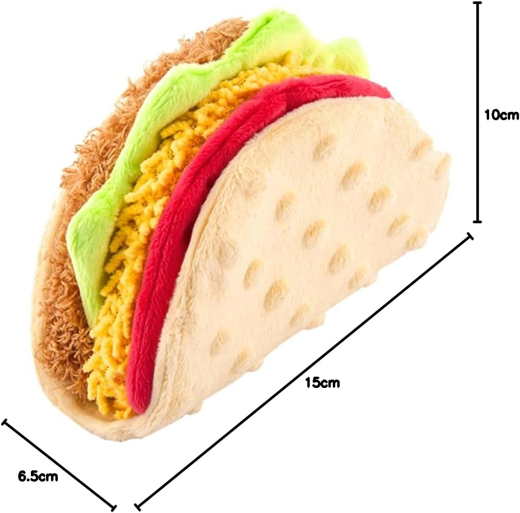 P.L.A.Y. Pet Lifestyle and You - Plush Toy for Dogs and Cats - Taco image number 2