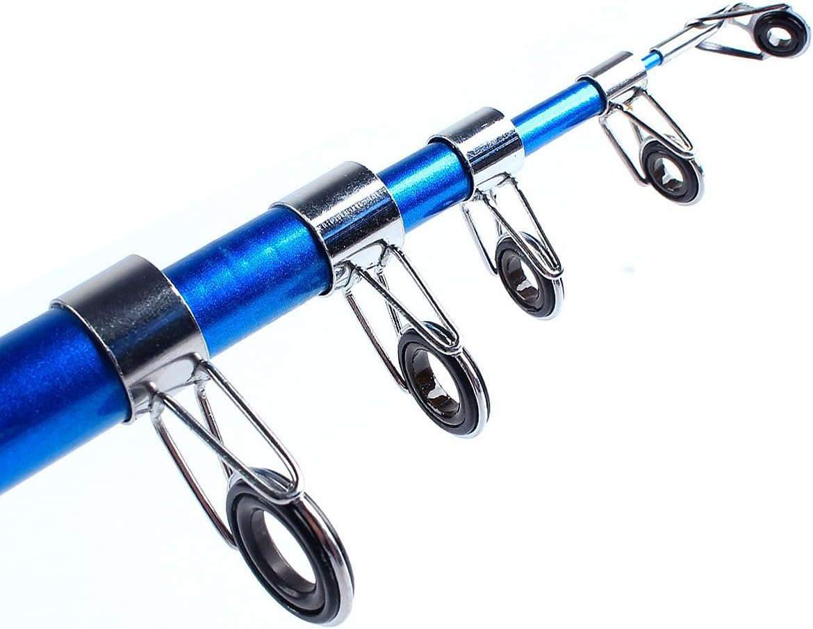 36PCS NUZAMAS Fishing Rod Guide Tip Repair Kit Set Fishing Rod Rings Guide Stainless Steel Fishing Replacement Parts Fishing Ring Accessories Tools